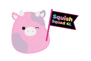 Happy Party Sticker by Squishmallows