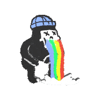 vomit puke Sticker by JohnsonnLe
