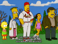 homer simpson baseball GIF