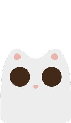 Cat Ghost Sticker