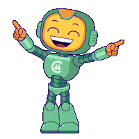 Robot Medalla Sticker by Dr Neuron