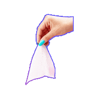 Nails Wipe Sticker by That's Besties