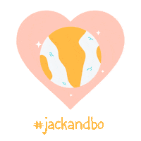 In Love Heart Sticker by Jack and Bo