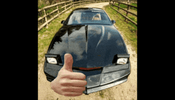 Knight Rider Thumbs Up GIF