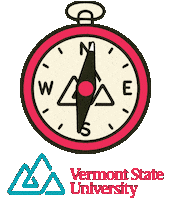 New England Johnson Sticker by Vermont State University