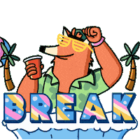 Celebrate Lets Go Sticker by Holler Studios