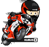 thekubus motogp lombok ipong kubus digital Sticker