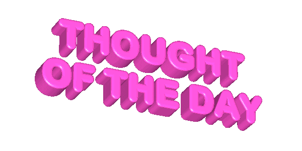 Pink Thought Of The Day Sticker by Magic Moth