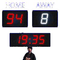 8 Away Sticker