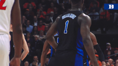 college basketball bump GIF by Duke Men's Basketball