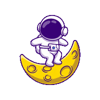 aturmadoastro astronaut astro aturmadoastro Sticker