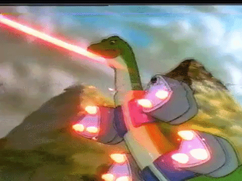 attack dinosaur GIF by agconti