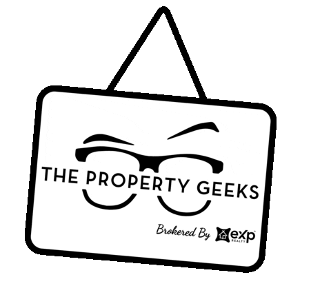 ThePropertyGeeks giphyupload real estate realtor sign Sticker