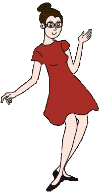 FrauProfessor dance fun dancing fashion Sticker