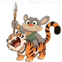 Animal Kingdom Tiger Sticker