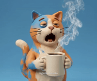 Yawning Wake Up GIF