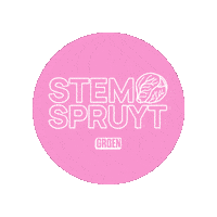 JongGroenAntwerpen stem laura groen jong groen Sticker