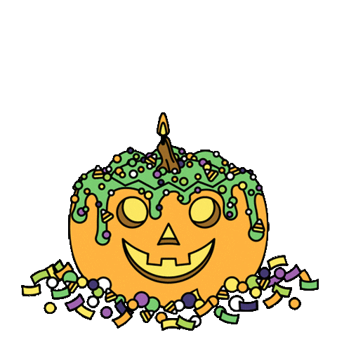 Happy Jack O Lantern Sticker