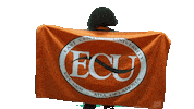 Flag Turning Sticker by East Central University