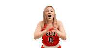 Lets Go Basketball Sticker by East Central University