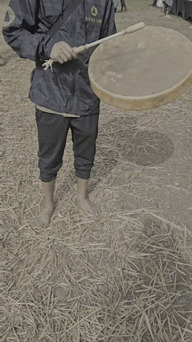XperienceHuman healing drum indigenous gathering GIF