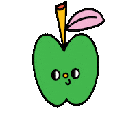 eatotherworld vegan apple plantbased crunchy Sticker