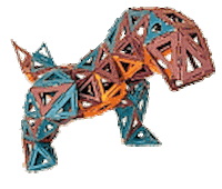 T Rex Dinosaur Sticker by RENGEL