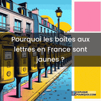 Boîtes Aux Lettres Jaunes GIF by ExpliquePourquoi.com