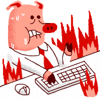 Coffee Love Sticker by Juan Billy