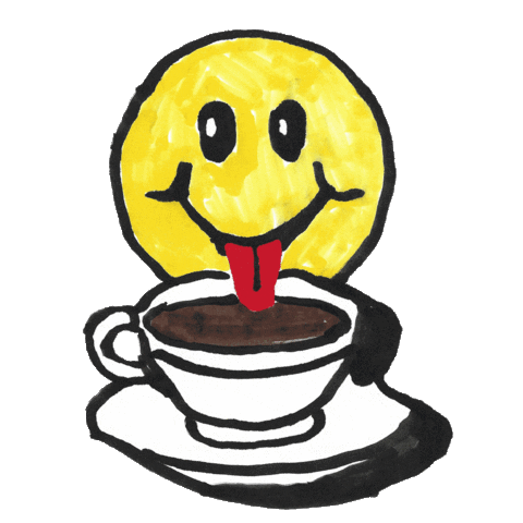 Happy Good Morning Sticker by James Thacher
