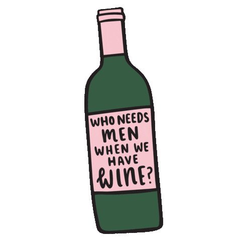 Wine Alcohol Sticker