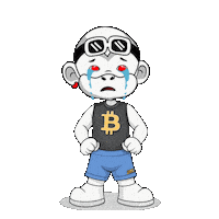 Bitcoin Cry Sticker by Zhot