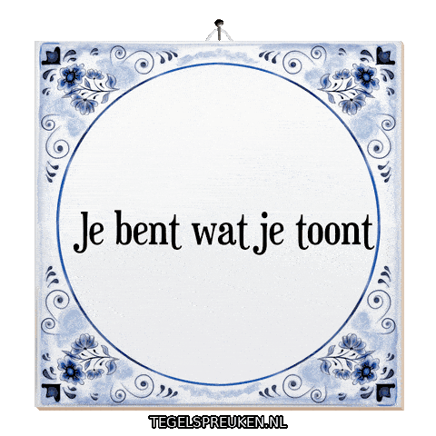 Humor Wijsheid Sticker by Tegelspreuken.nl