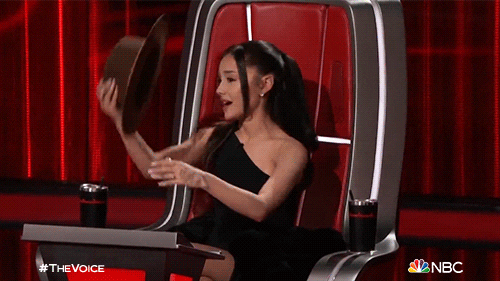 Ariana Grande Hat GIF by The Voice