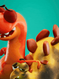 Tired Fight GIF by Claynosaurz