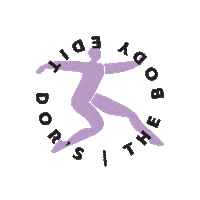 dorsbodyedit dors dors skg dors the body edit pilates skg Sticker