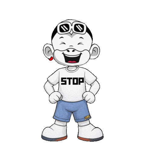 Please Stop Sticker by Zhot