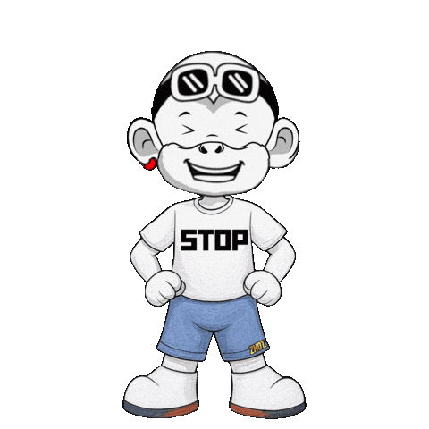 Please Stop Sticker by Zhot