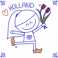 Netherlands Love GIF by Minka Comics