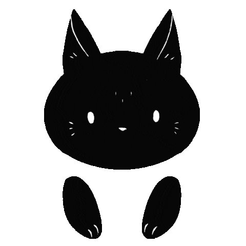 vempiecat giphyupload cat illustration ears Sticker