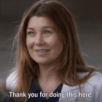 Greys Anatomy Thank You GIF by ABC Network