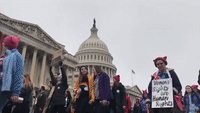 Women's March Floods Capitol Hill