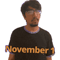 November 1 Sticker