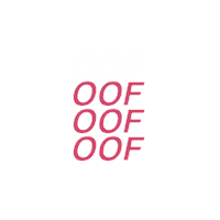 Oof Sticker by Macqueza