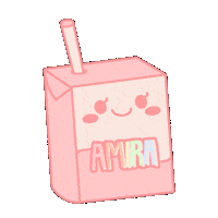 Notamira pink kawaii aesthetic milk Sticker