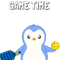 Go Game Time Sticker by Pudgy Penguins
