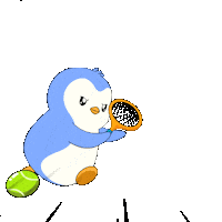 Sport Serve Sticker by Pudgy Penguins