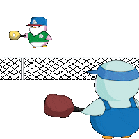 Serve Ping Pong Sticker by Pudgy Penguins