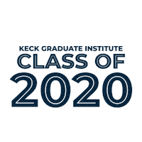 Class Of 2020 Kgi Sticker by Keck Graduate Institute