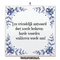 Respect Nl Sticker by Tegelspreuken.nl